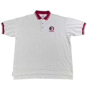 Florida State Seminoles Polo Shirt‎ XXL Dynasty Vintage FSU Logo NCAA